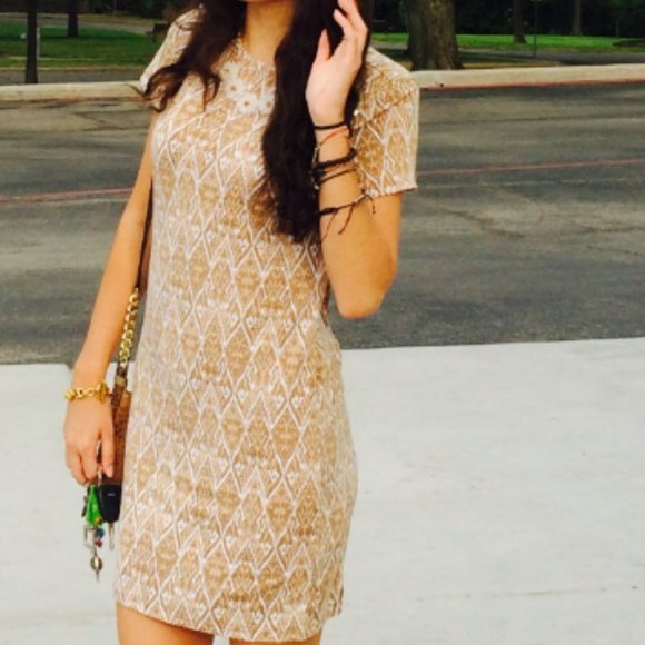 Michael Kors Dresses & Skirts - Michael Kors Dress Size Small Beige T-shirt Dress